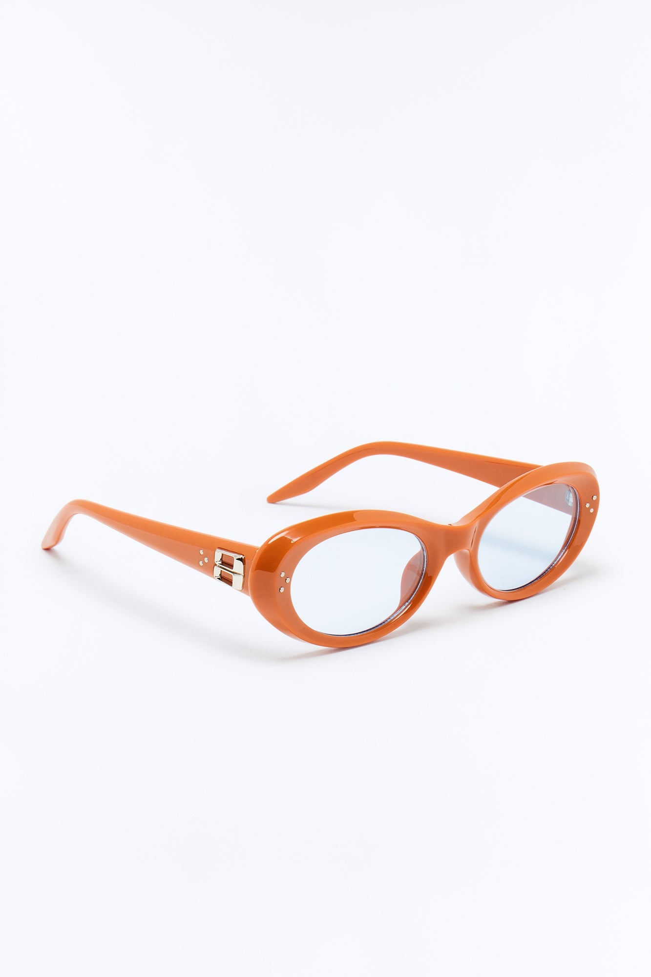 Midtown Round Sunglasses - Orange/combo