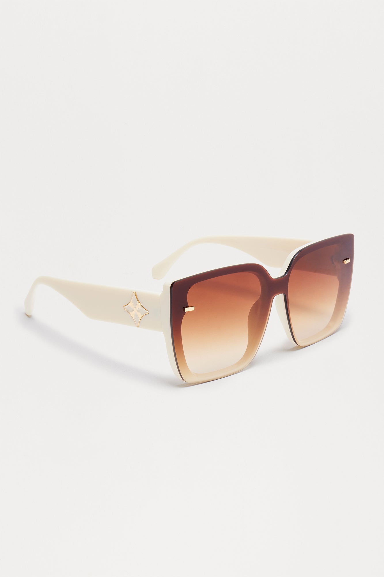 Chill Vue Vacation Square Sunglasses - Cream