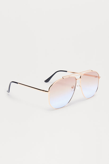 Ocean Views Sunglasses - Brown/combo