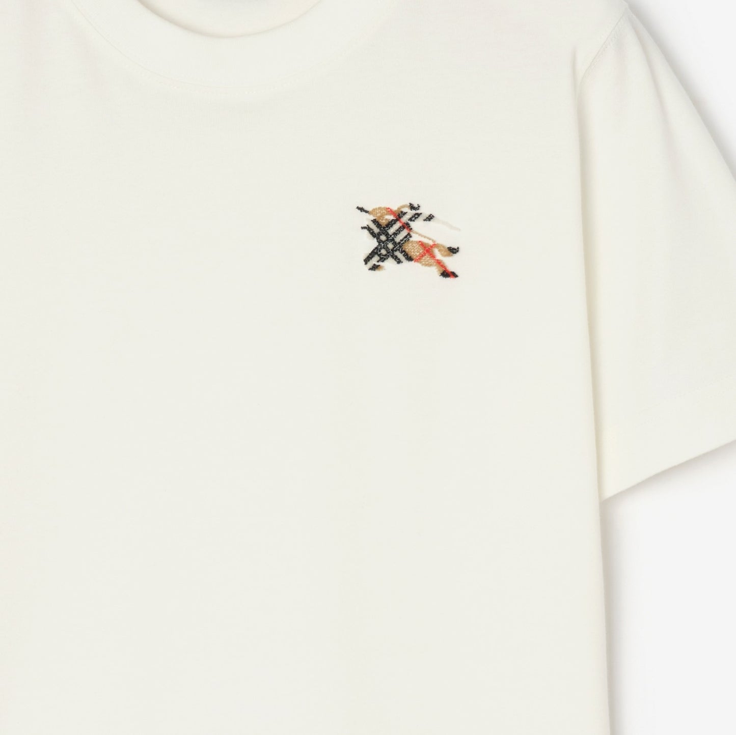 Knight Check Cotton T-shirt