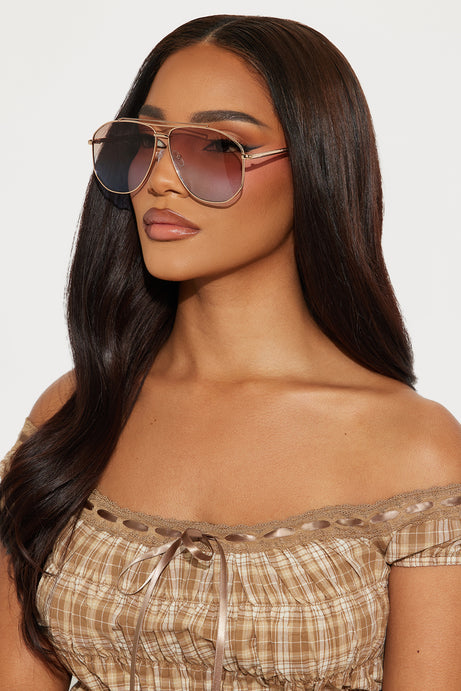 Ocean Views Sunglasses - Brown/combo