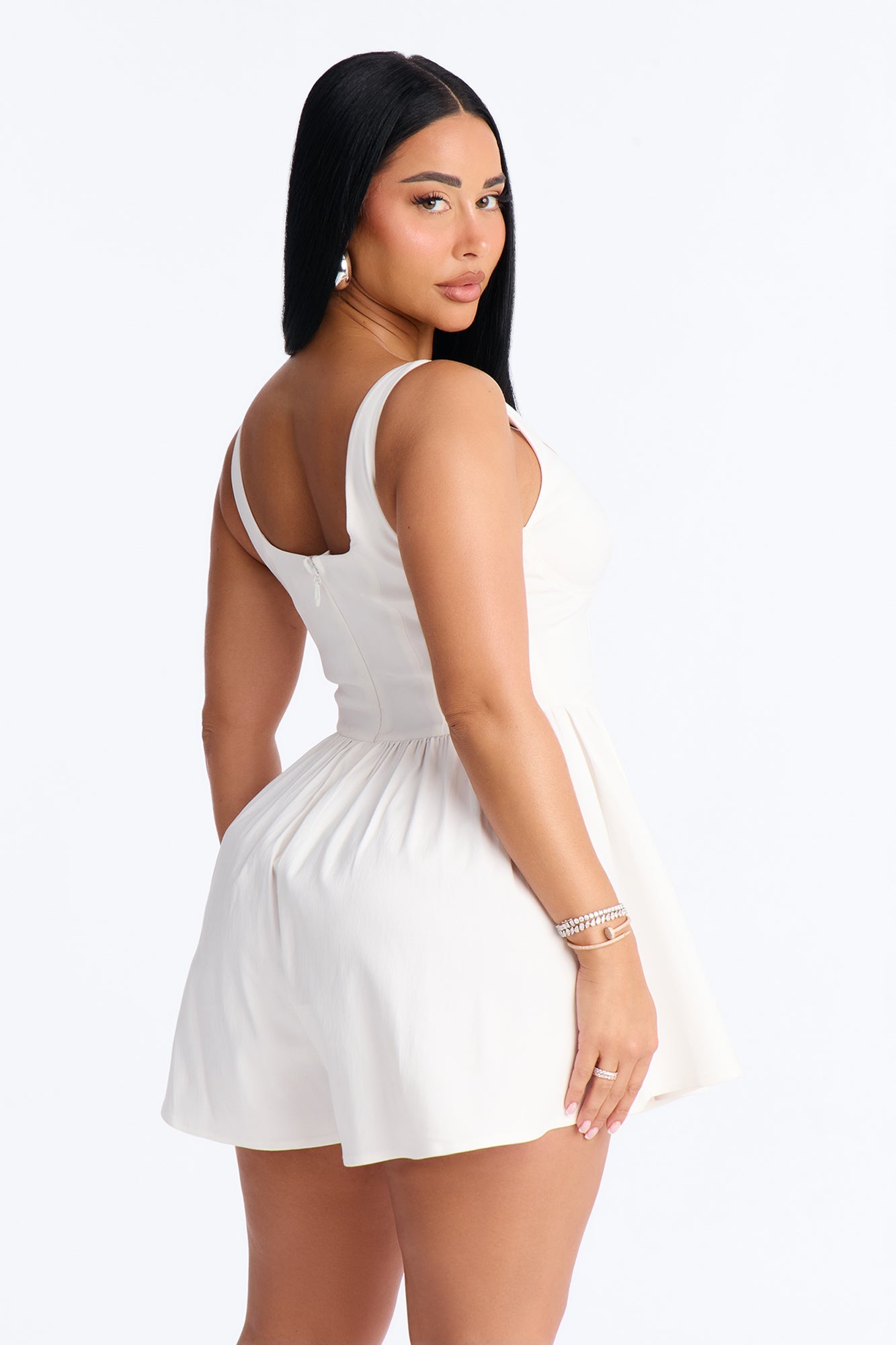 Simply Yours Flowy Romper - Ivory