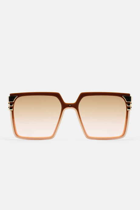 Cant Wait To Go Sunglasses - Nude