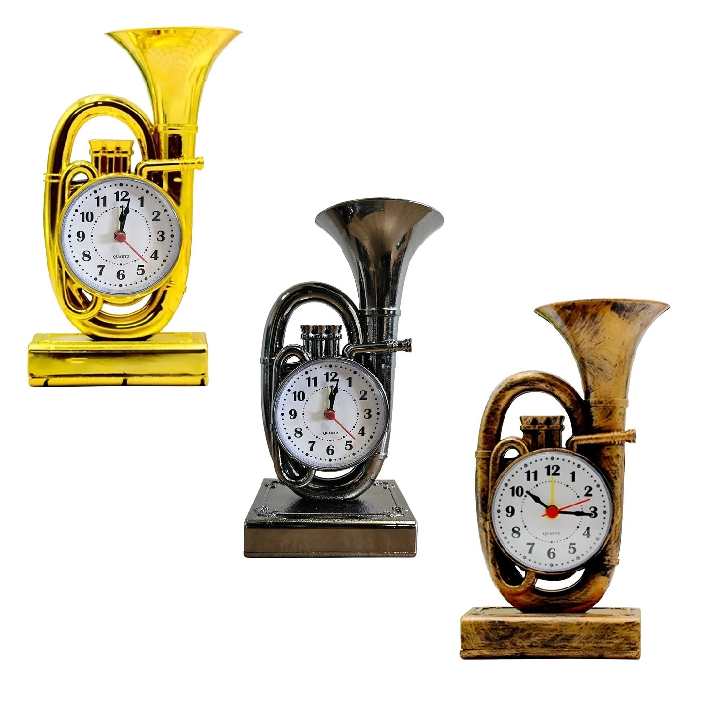 Stylish Table Alarm Clock for Bedroom & Home~5640
