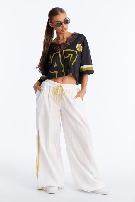 NBA LA Lakers Cropped Top - Black