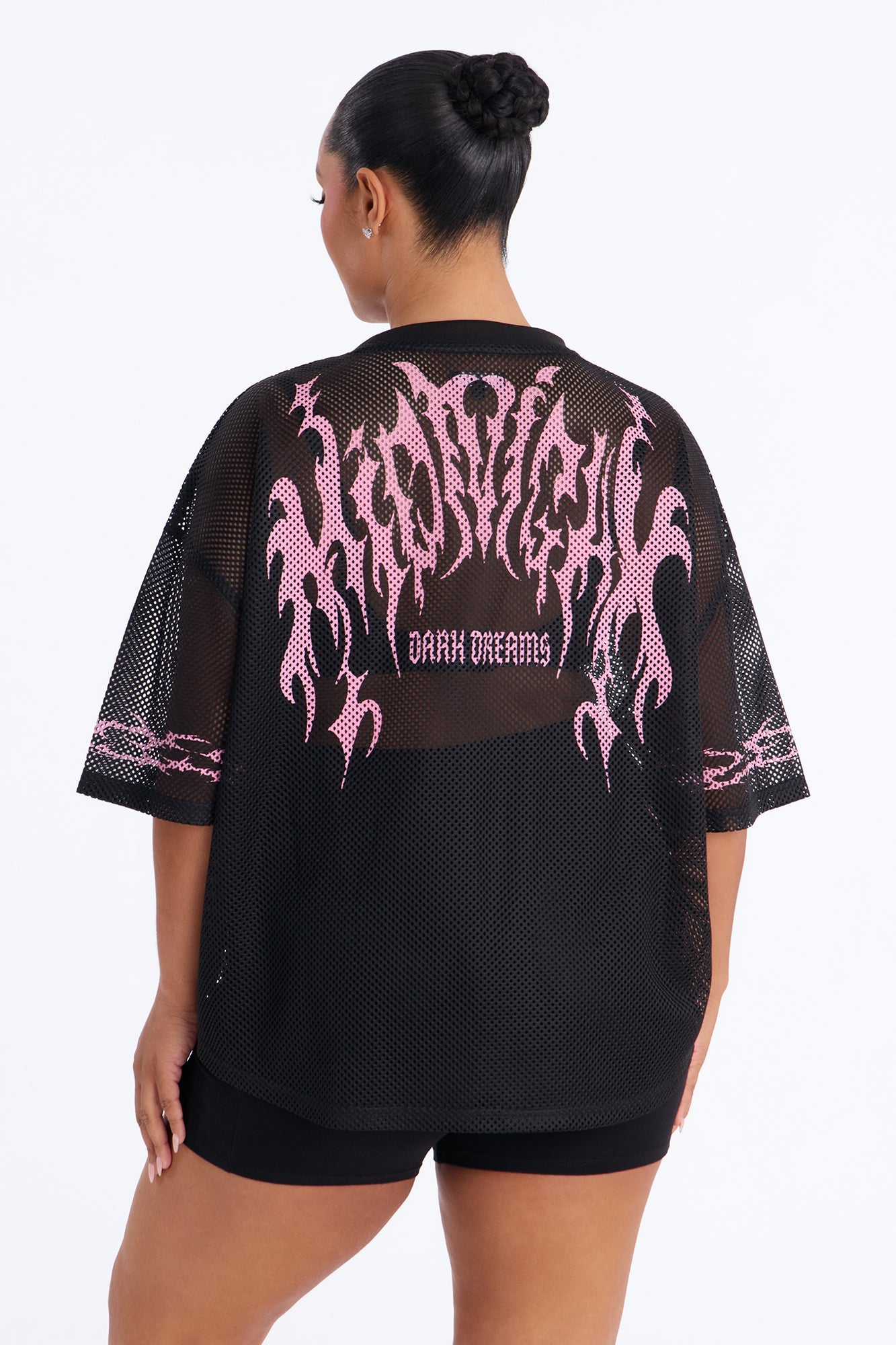 Dark Dreamer Open Mesh Jersey - Black