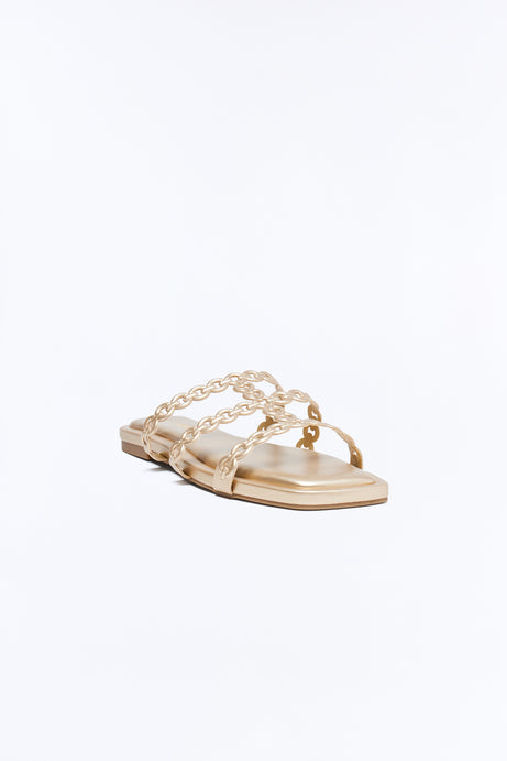 Kemper Chain Sandals - Gold