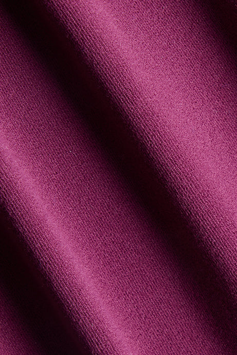 ProStretch™ Crop V-Neck Short Sleeve Sports Top - Merlot
