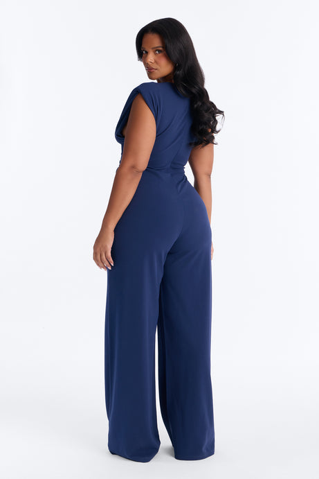 On Point Jumpsuit - Navy