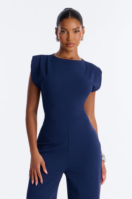 On Point Jumpsuit - Navy