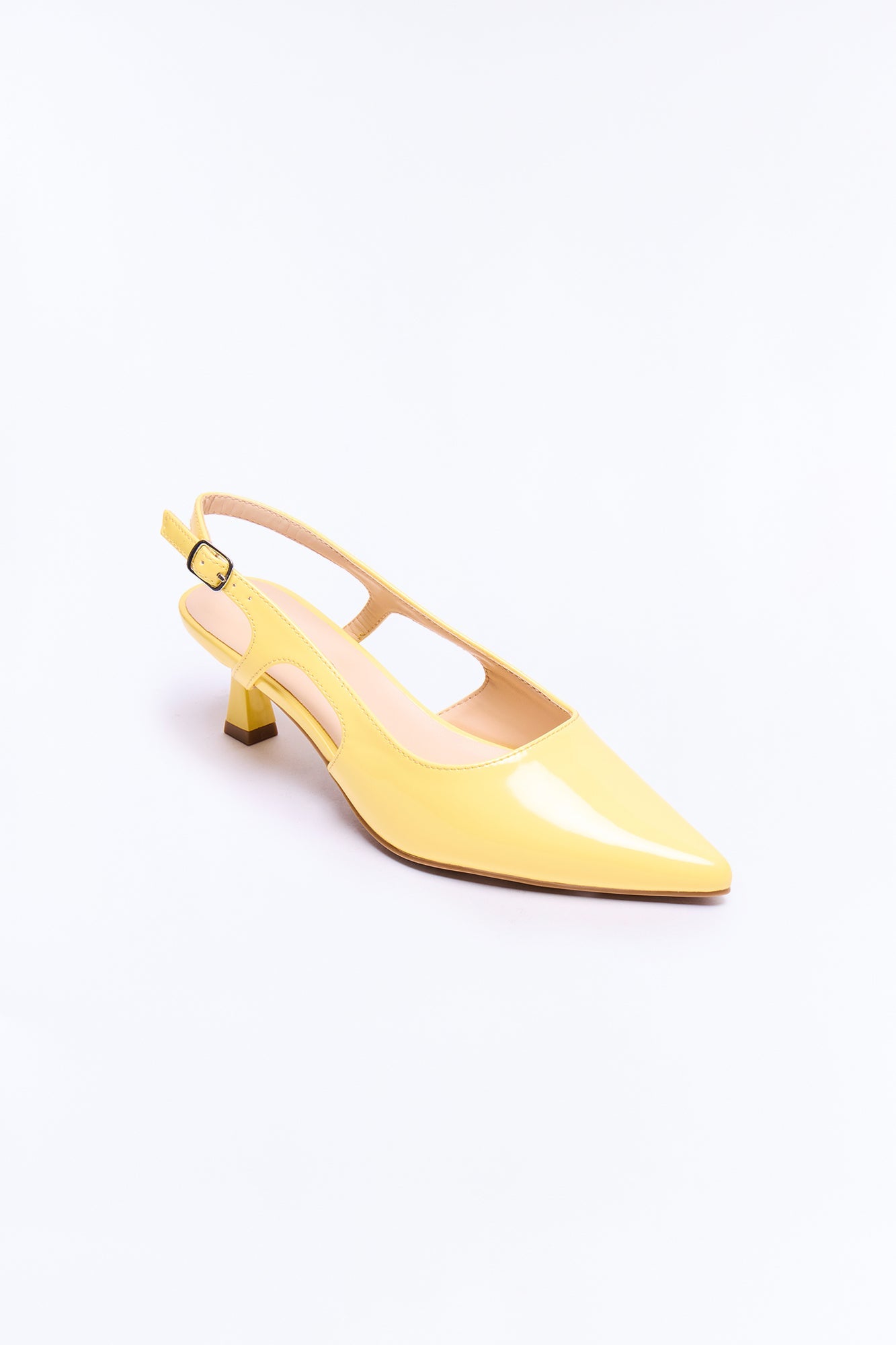 Alena Slingback Pumps - Yellow