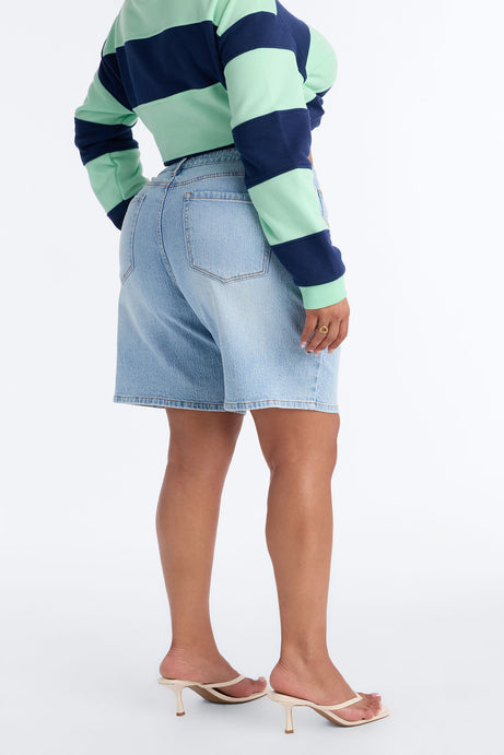 Next Chapter 90s Denim Bermuda Shorts