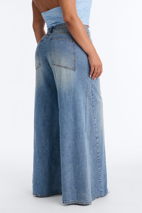 Siesta Super Baggy Linen Blend Jeans