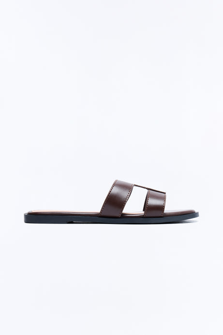Daily Dose Flat Sandals - Brown