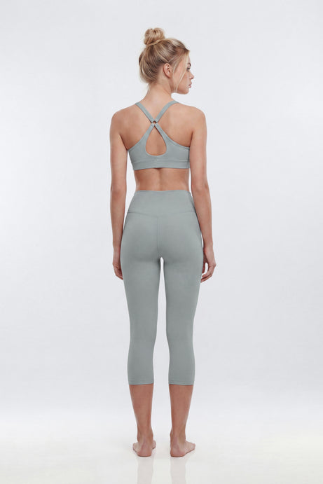 ButterSoft 15″ Low Rise Capri Legging - Steel