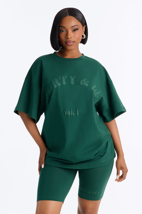 Sporty & Lux Biker Short Set - Hunter