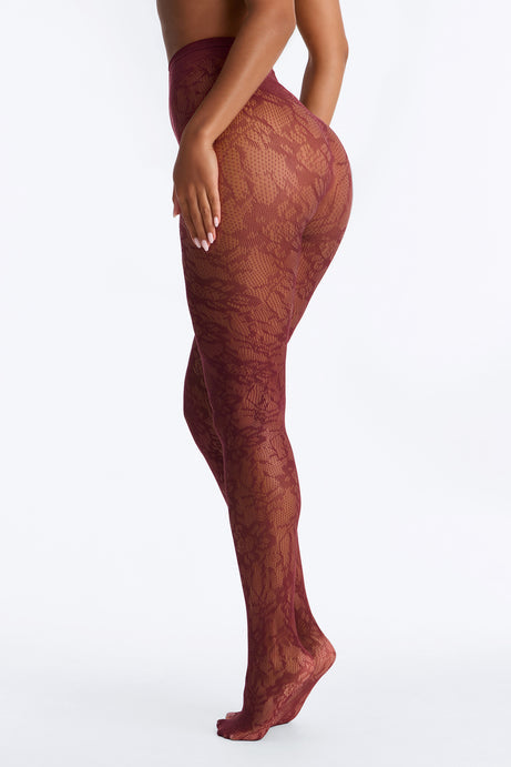 Evelyn Sheer Lace Tights