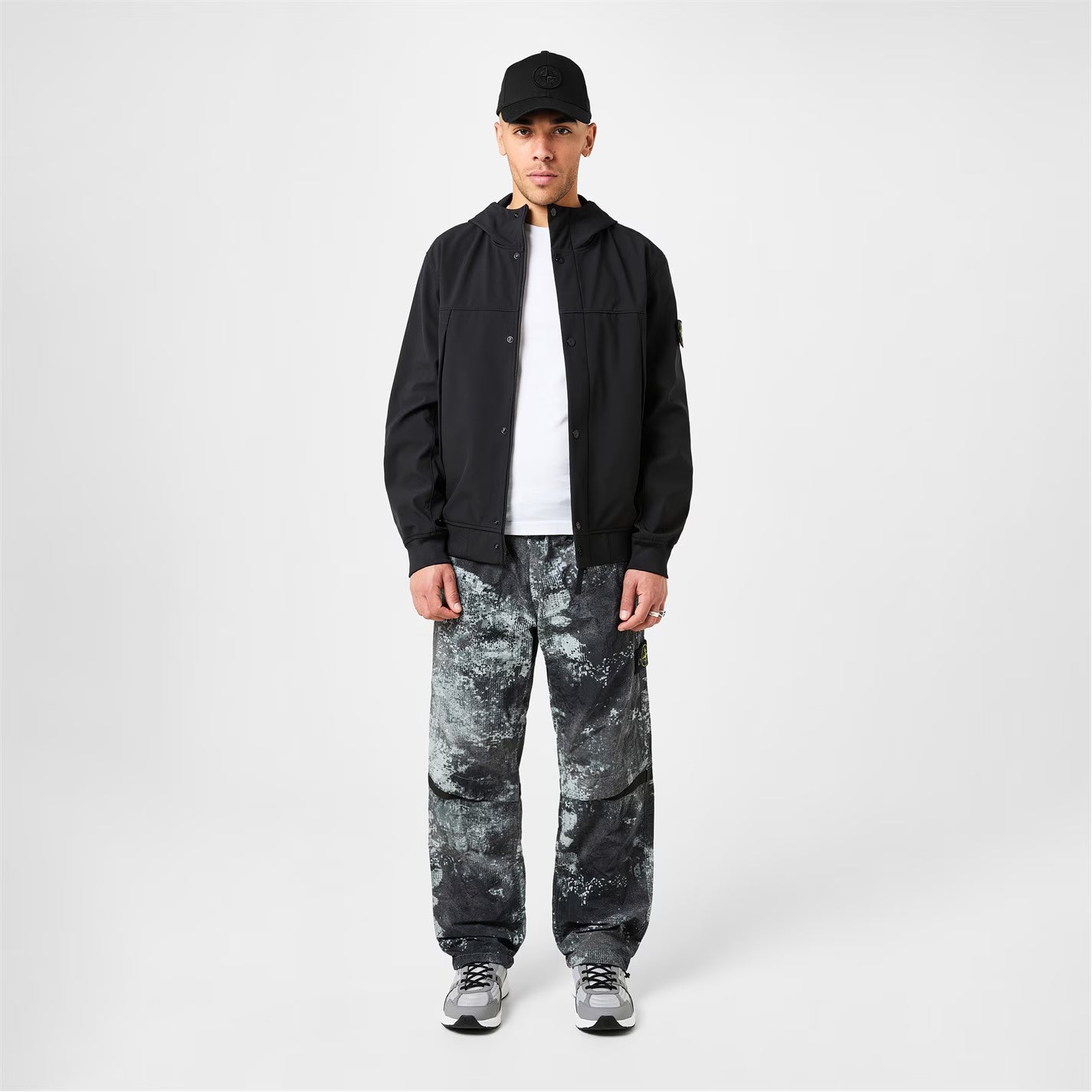 STONE ISLAND Men's Plain Cotton Rep Cap - £115