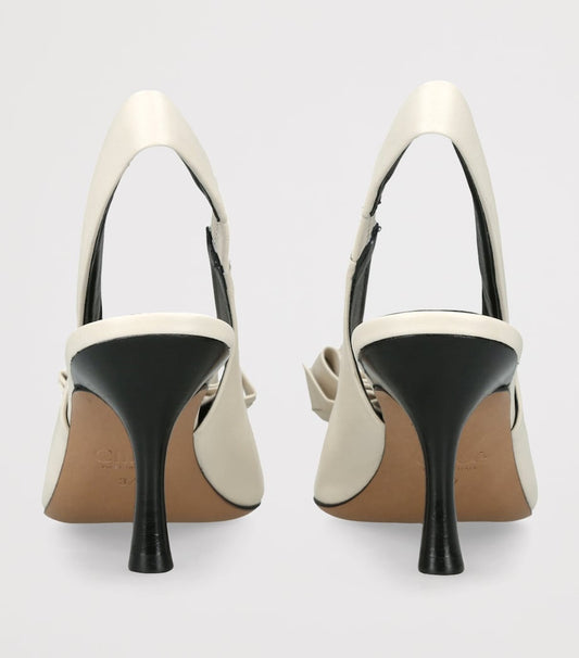 Chloé Leather Alba Slingback Heels 80