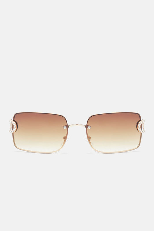 Made Me Feel Nice Sunglasses - Brown