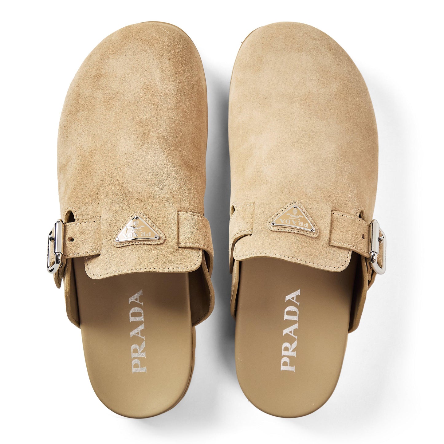 Prada Men's Sabot Mule Flat Mules