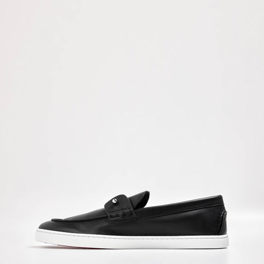Christian Louboutin Men's Chambliboat Calf Leather Loafers