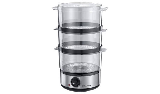 Russell Hobbs 3 Tier Plastic Food Steamer 14453