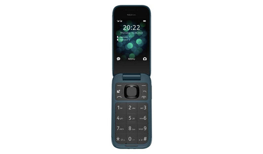 SIM Free Nokia 2660 Flip Mobile Phone - Blue