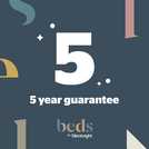 Silentnight Arezzo Velvet Double Bed Headboard- Maritime