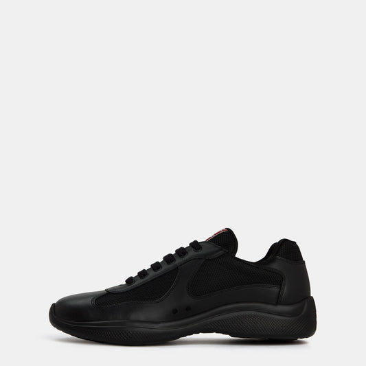 Men'S Americas Cup Leather Prada Trainers