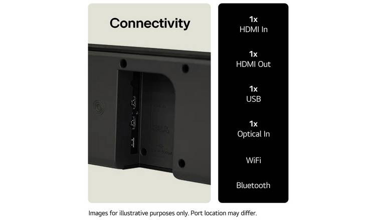 LG USC9S 3.1.3Ch Bluetooth Sound Bar With Wireless Sub
