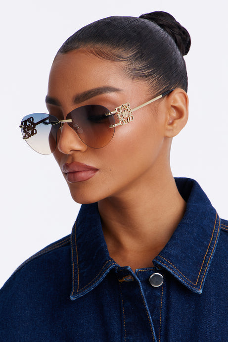 Can't Forget Sunglasses - Gold/Black