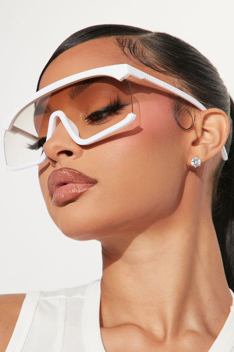 With The Clique Glasses - White
