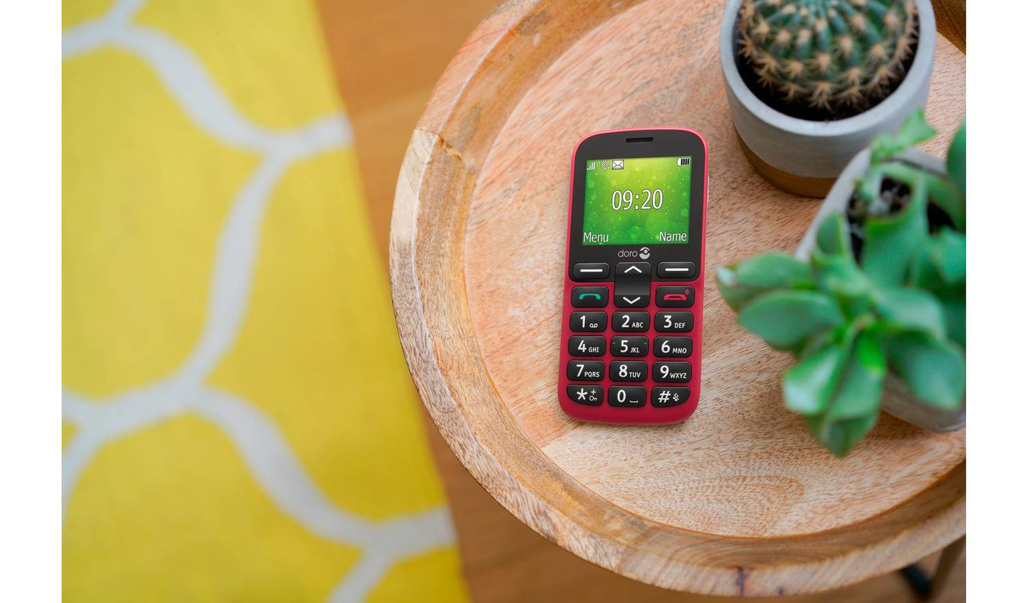 SIM Free Doro 1380 Mobile Phone - Red