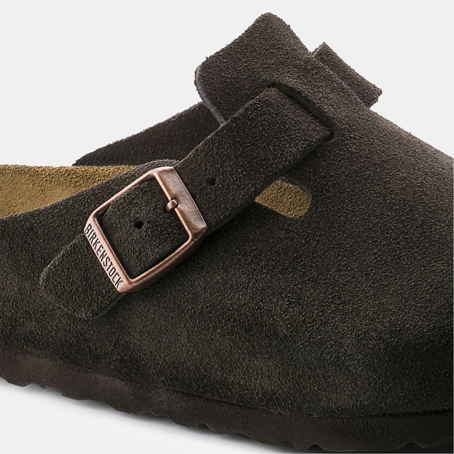 Birkenstock Boston Suede Flat Sandals