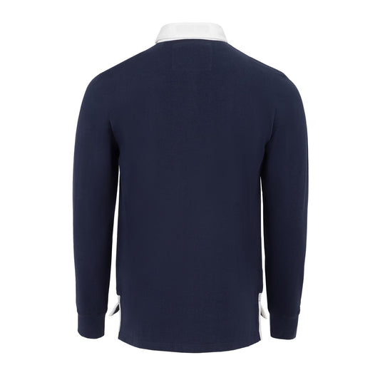 KooGa Vintage Long Sleeve Rugby Shirt Mens