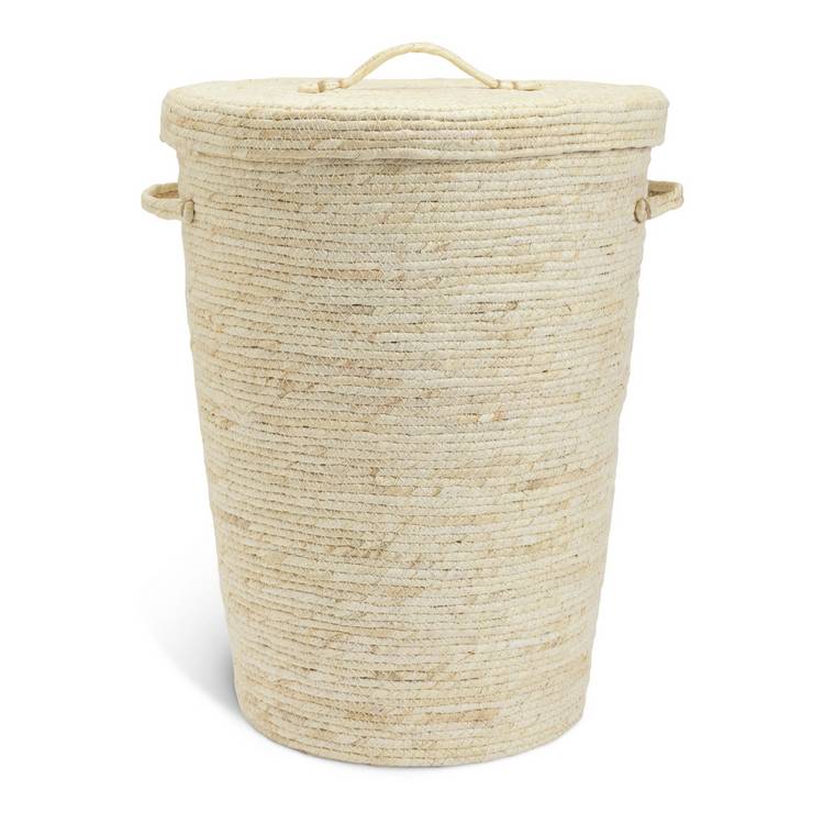 Habitat 86 Litre Laundry Basket - Natural