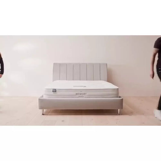 Silentnight Oriana Double Velvet Bed Frame - Blue