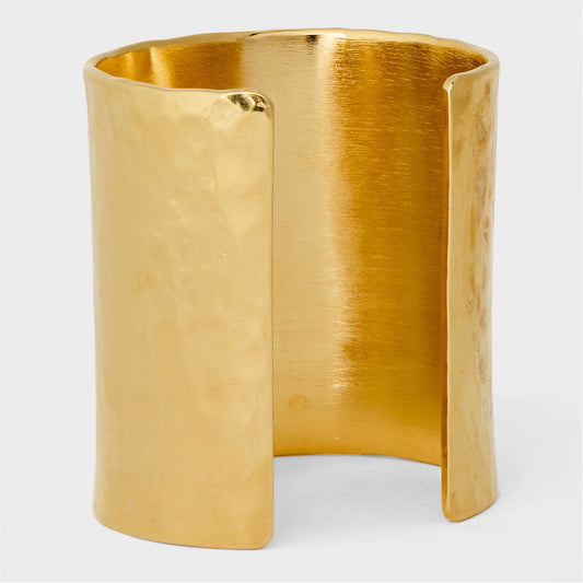Women's Large Monogram Metal Cuff Bracelet