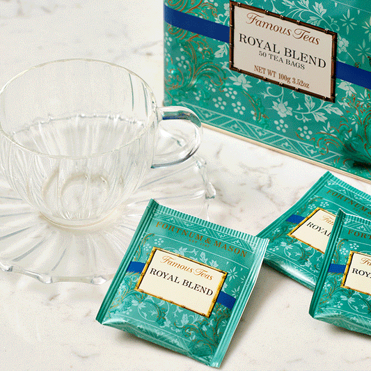 Royal Blend, 50 Tea Bags, 100g Tin