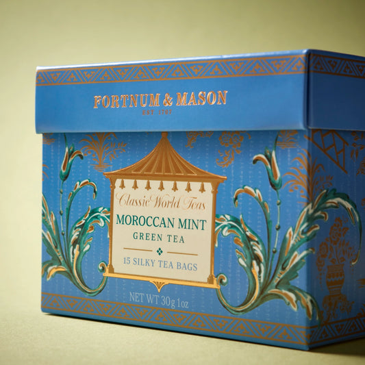 Moroccan Mint Tea, 15 Whole Leaf Silky Tea Bags, 37.5g