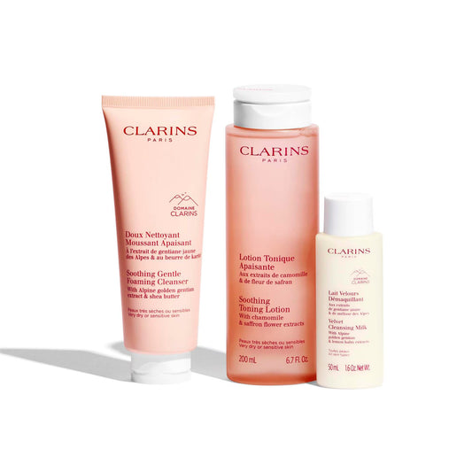 Clarins My Cleansing Essentials - Sensitive Skin (Worth £63)