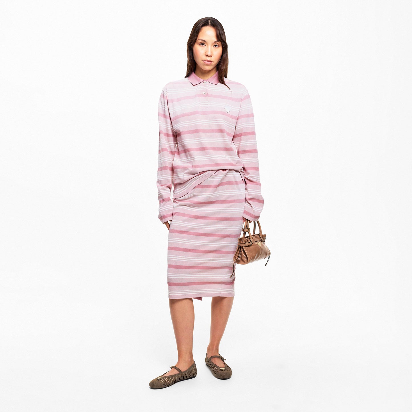Prada Women's Crochet Ballet Pumps