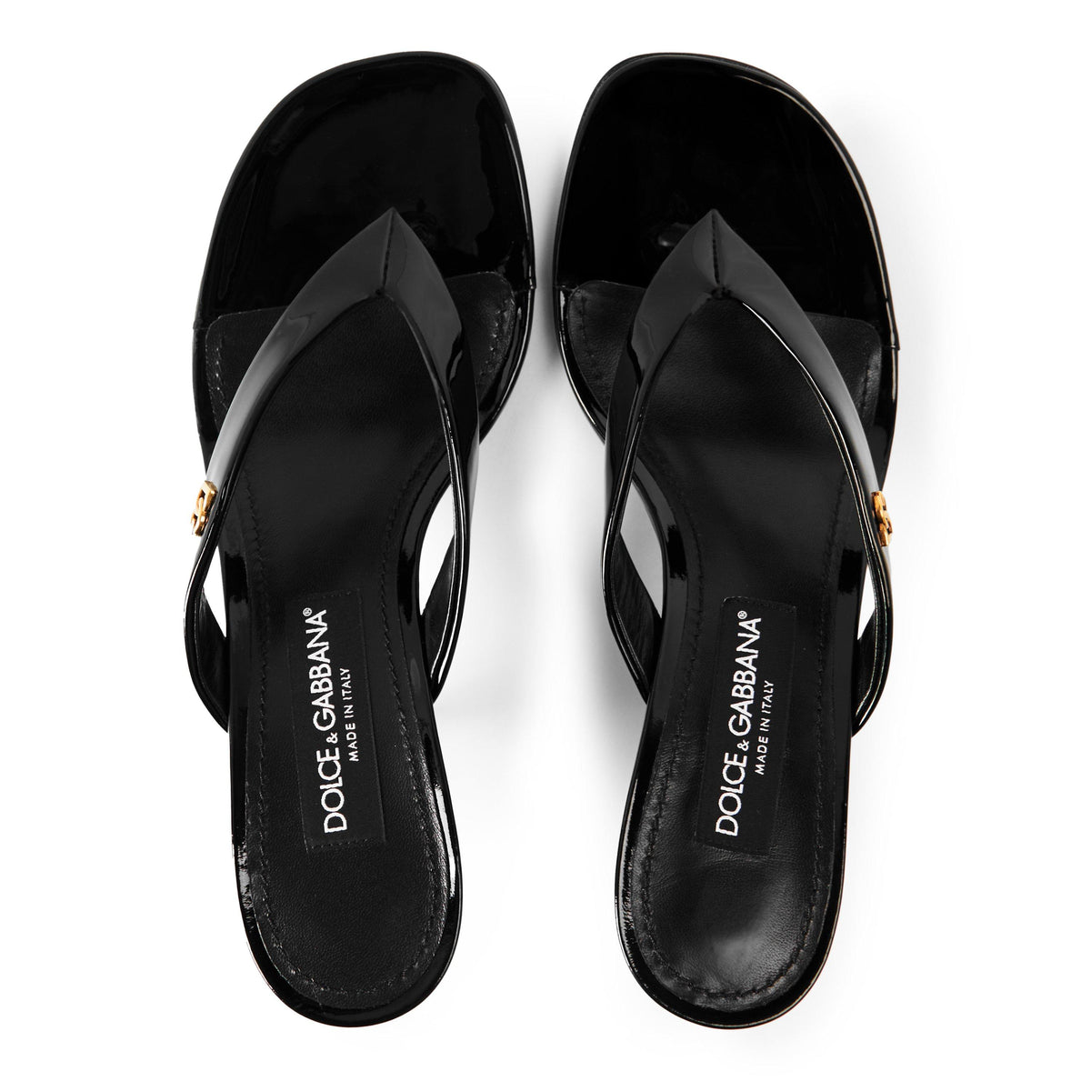 Dolce and Gabbana DG Thong Heeled Mule Ld64