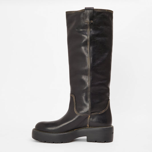 Miu Miu Suede Knee-High Boots