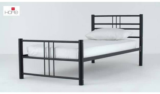 Argos Home Atlas Single Metal Bed Frame - Black