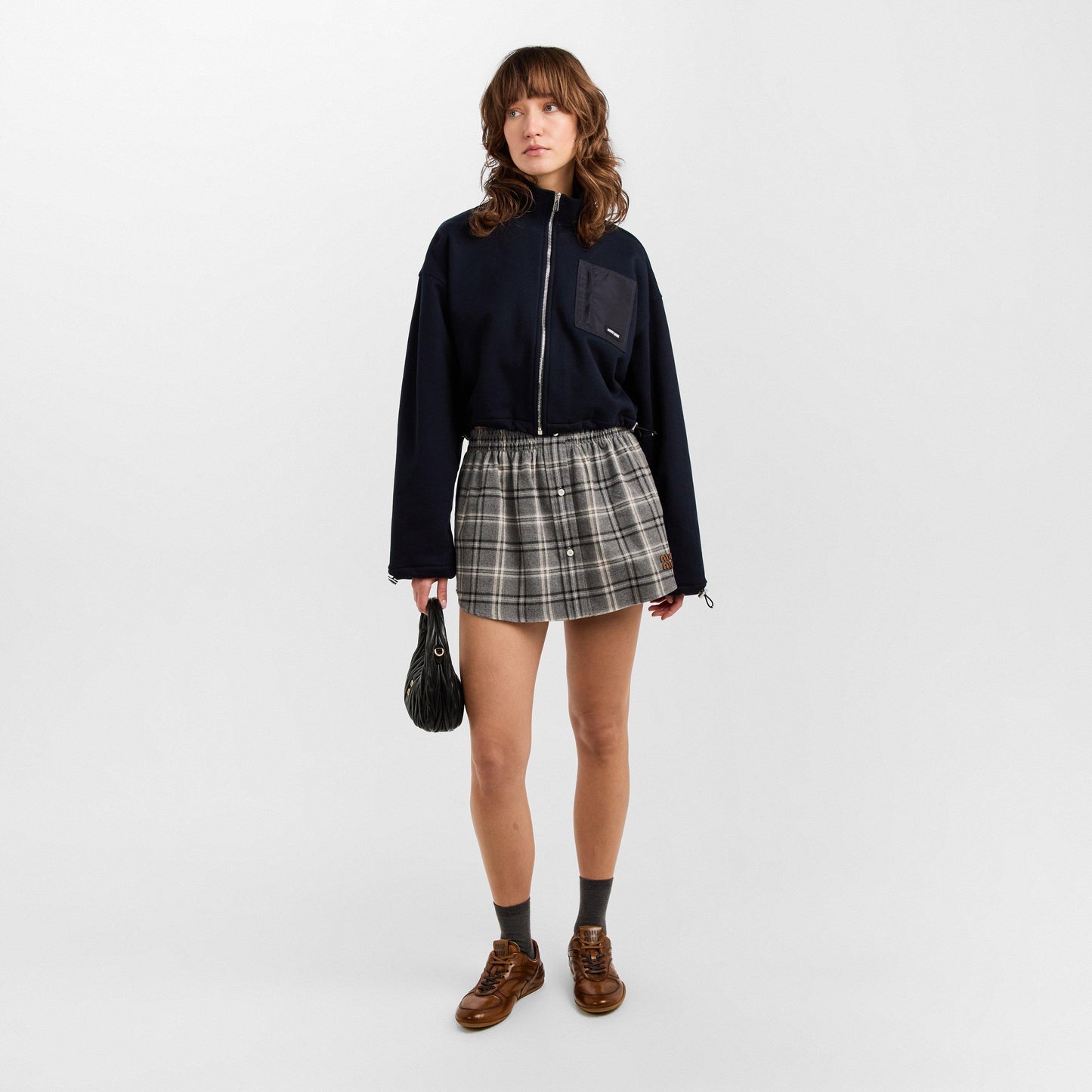 Miu Miu Women's Runner Leather Low-Top Trainers