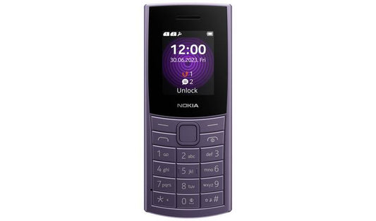 SIM Free Nokia 110 4G Mobile Phone - Arctic Purple
