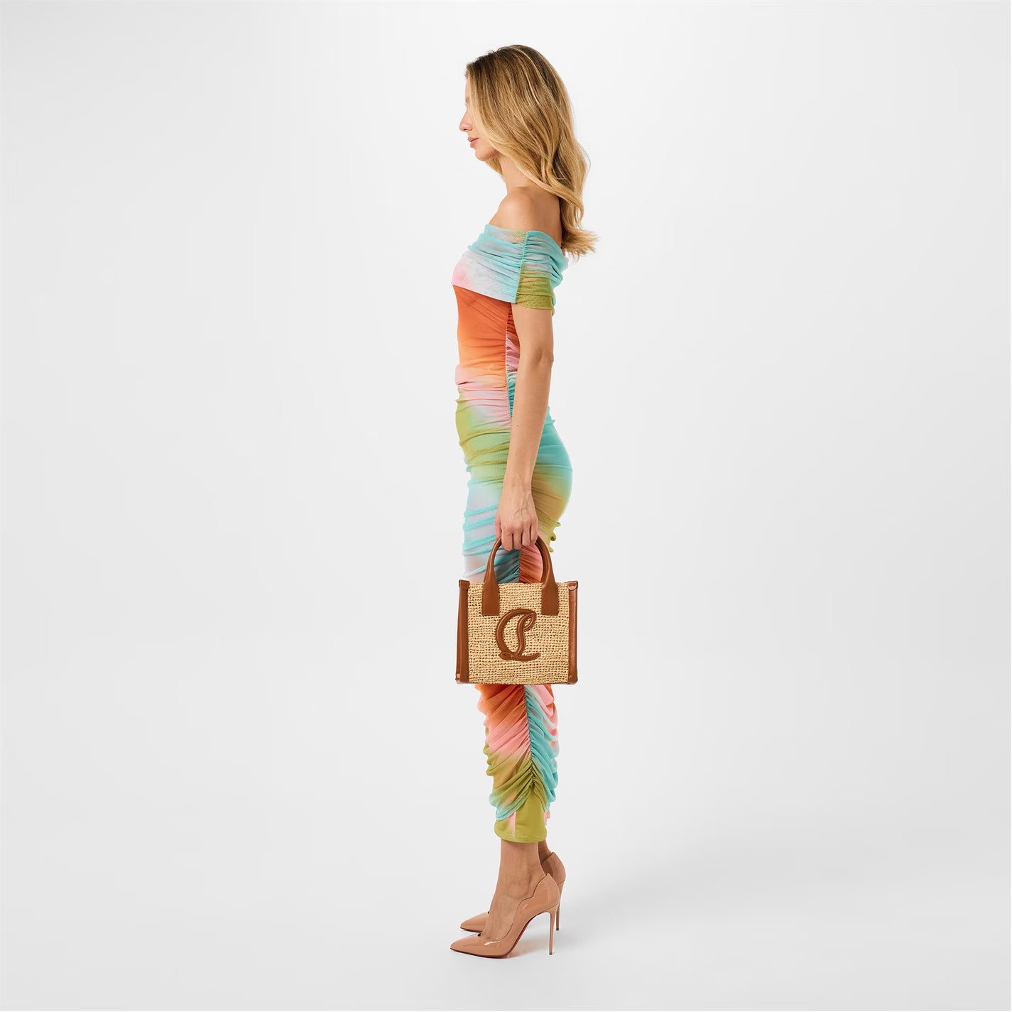 Women's Hot Chick Leather Pumps, 100mm