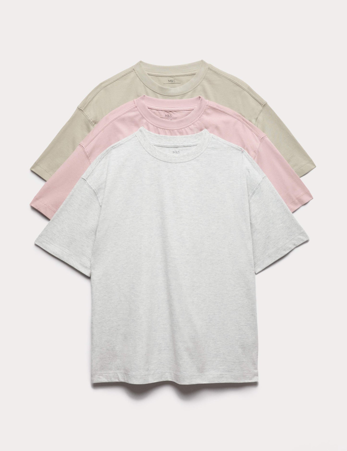 3 Pack Pure Cotton T-Shirts (6-16 Yrs)